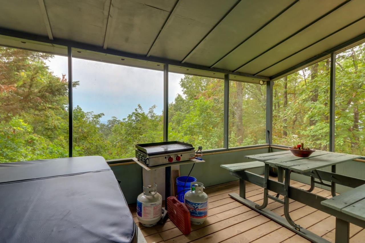Mountaintop Ellijay Cabin With Private Hot Tub 外观 照片